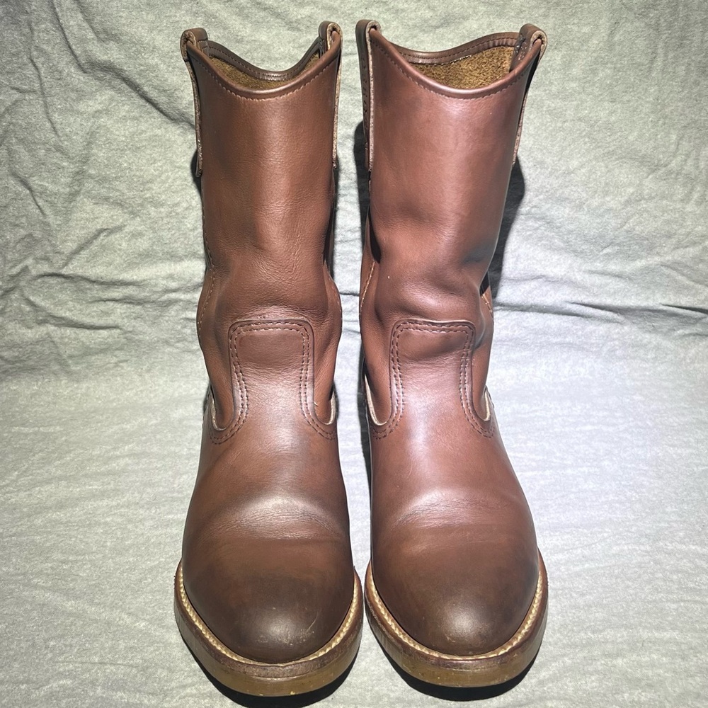 Redwing “Pecos” 1150 Natural Leather Cowboy boot! Men Size 7 ~ Ladies 9